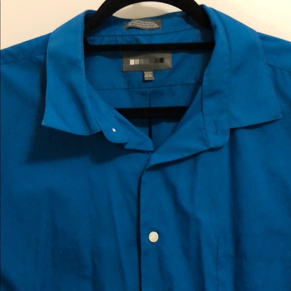Blue button down dress shirt - Picture 2 of 4